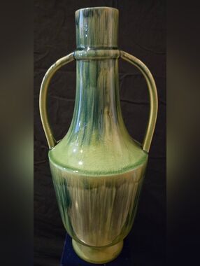 Global Views Green  Ceramic Vase